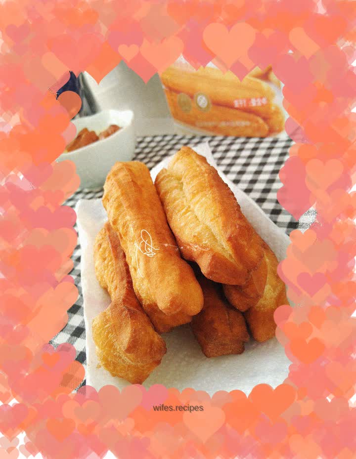 Homemade fried dough sticks