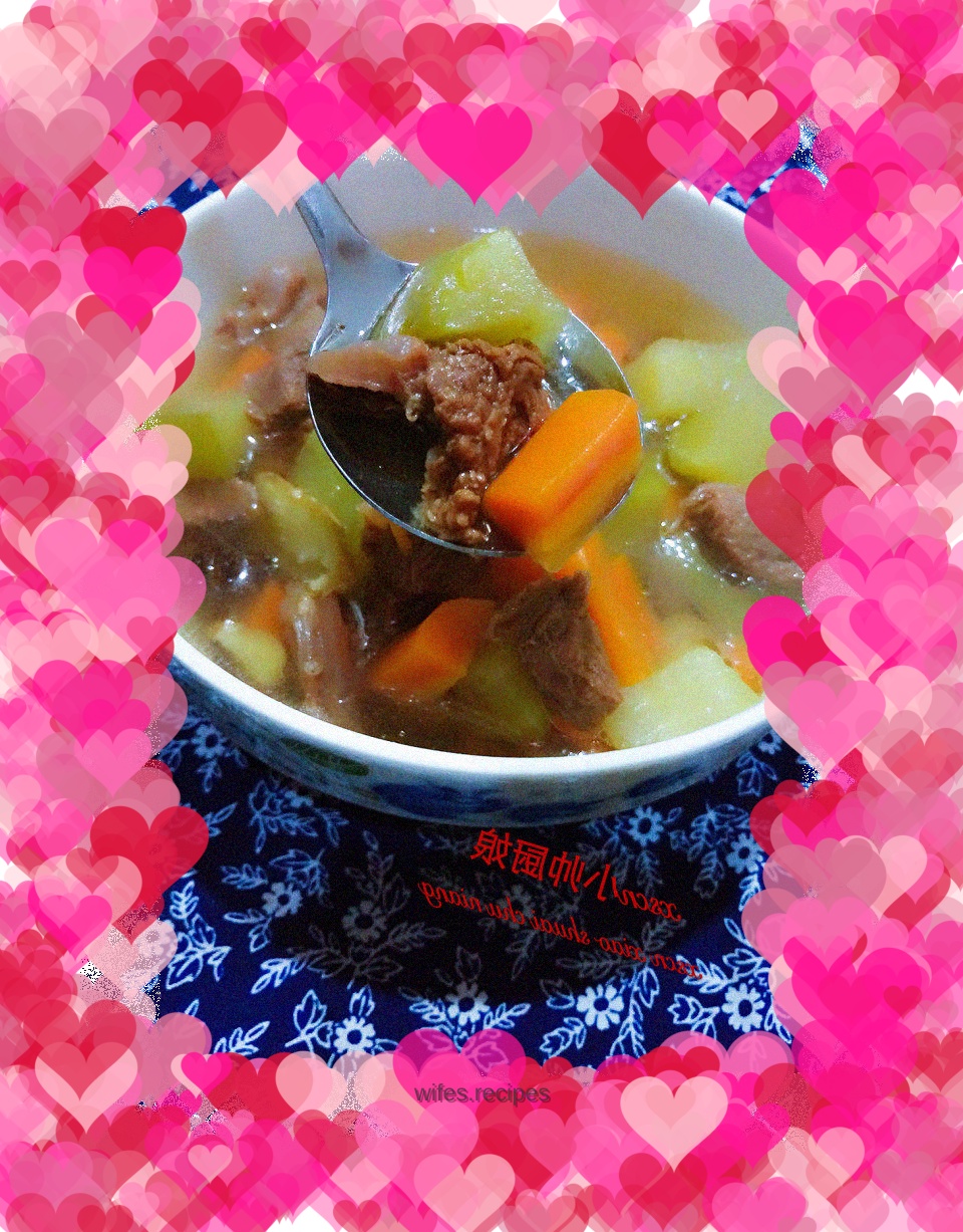 Stewed Beef Brisket with Carrots