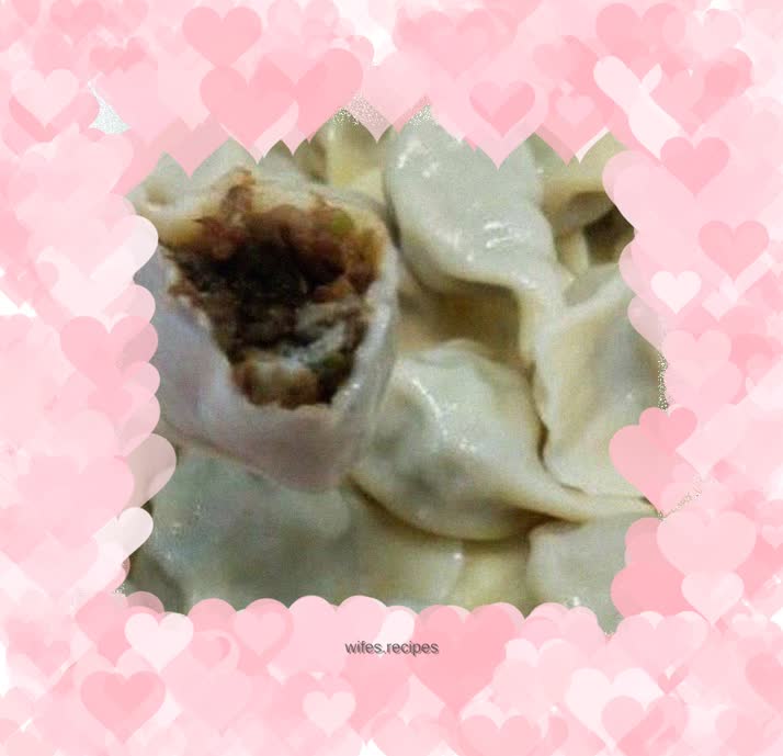 Fish and beef kelp dumplings