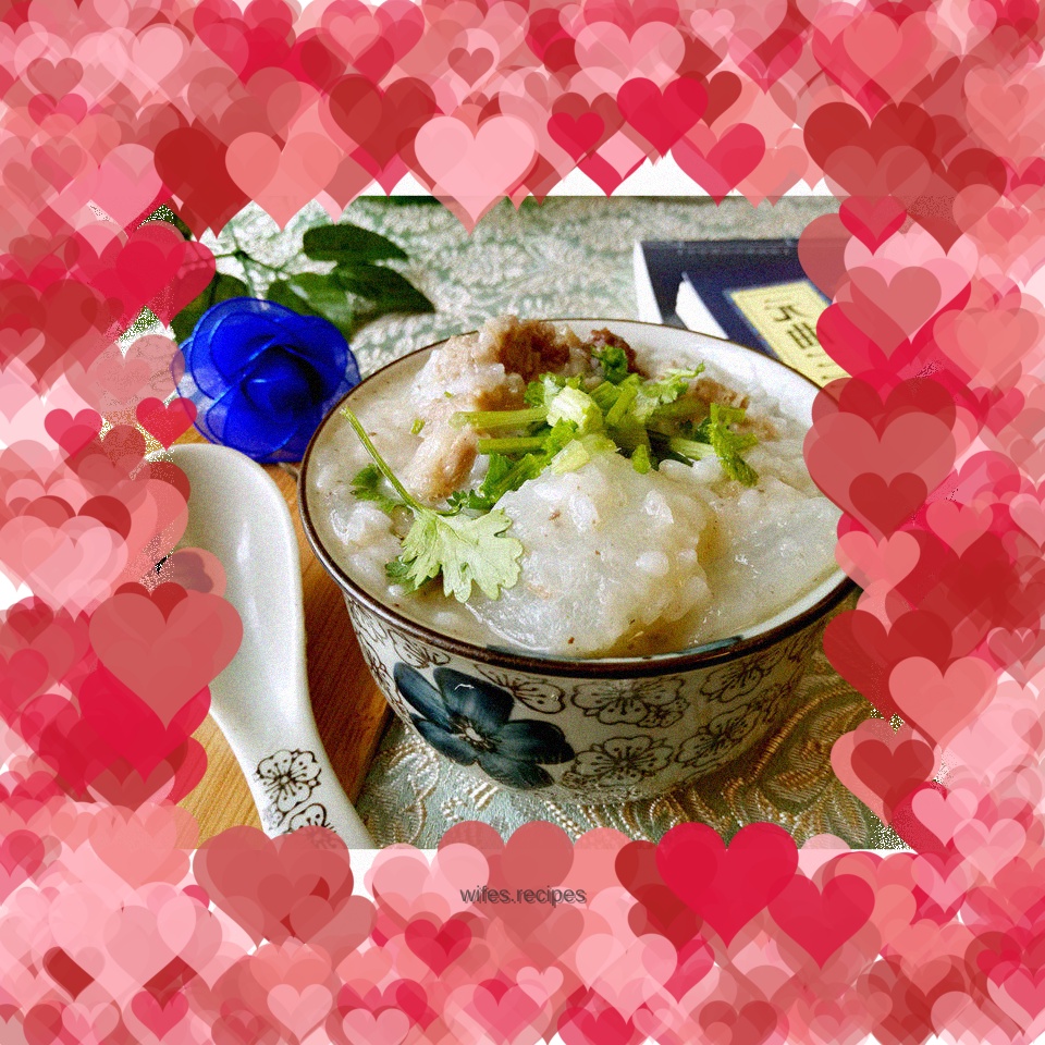 Braised pork ribs and radish rice