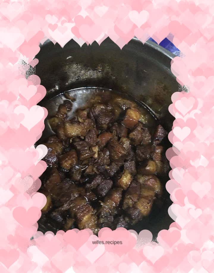 The taste of braised pork mom