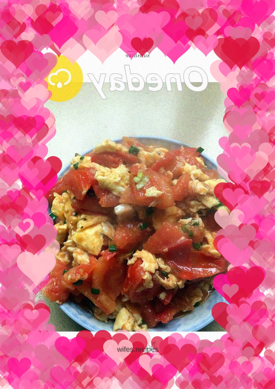 Scrambled eggs with tomatoes