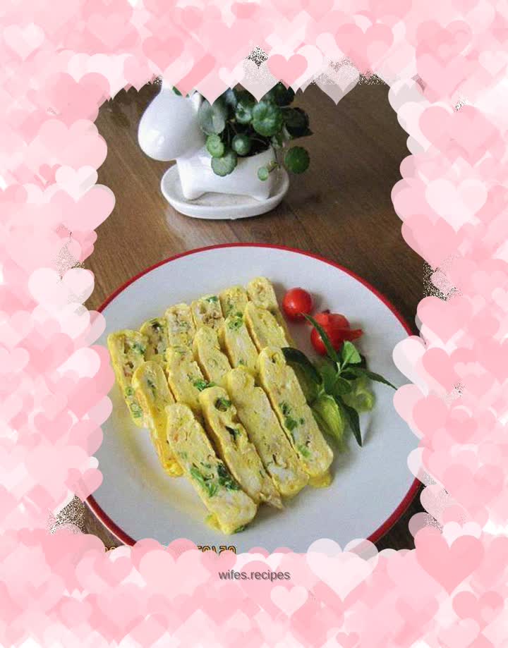 Gourdfish omelette