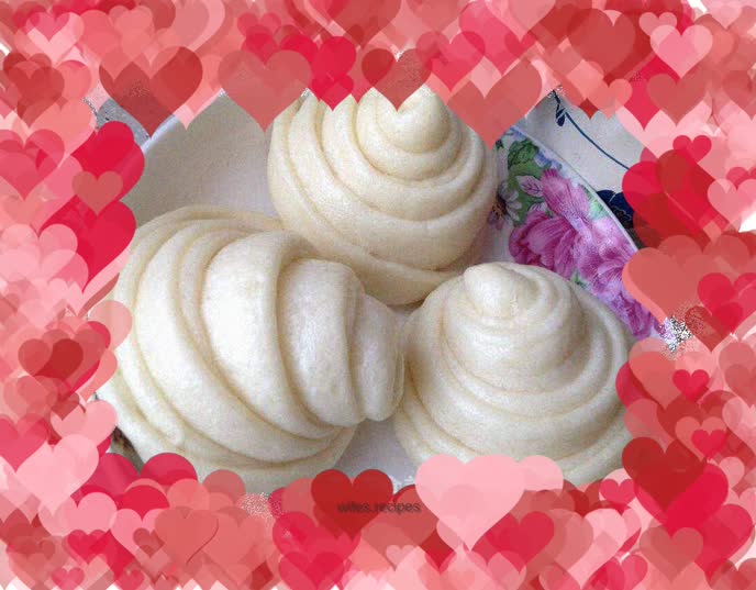 Sweet Condensed Milk Hanamaki Milk-flavored Hanamaki Steamed Buns