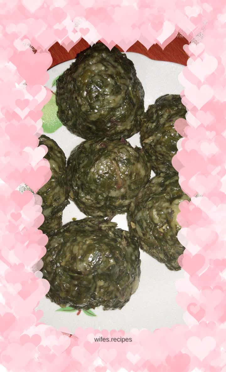 Sweet potato leaf steamed buns