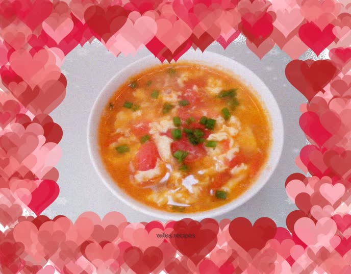 Tomato and Egg Drop Soup