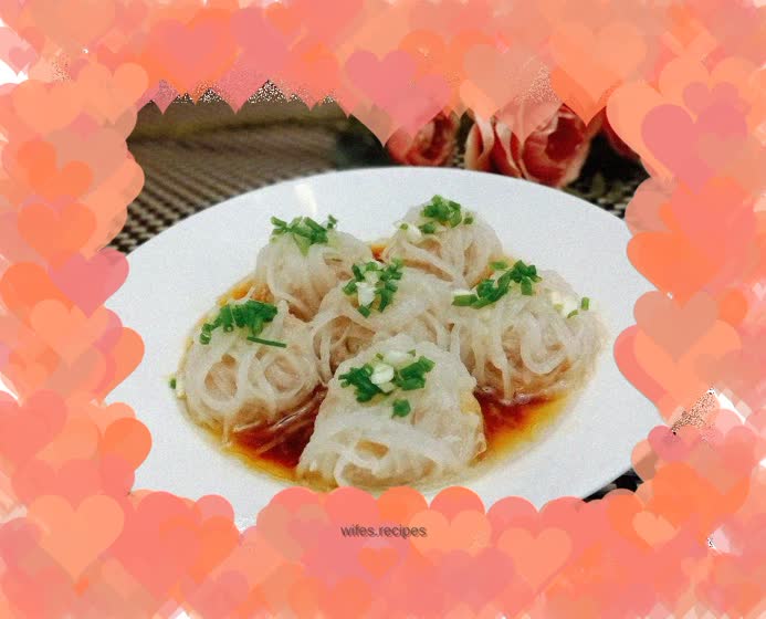 Shredded radish meatballs