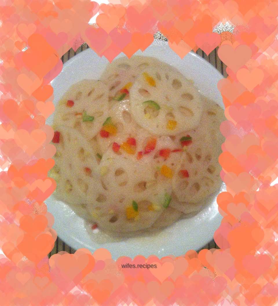 Ginger juice lotus root