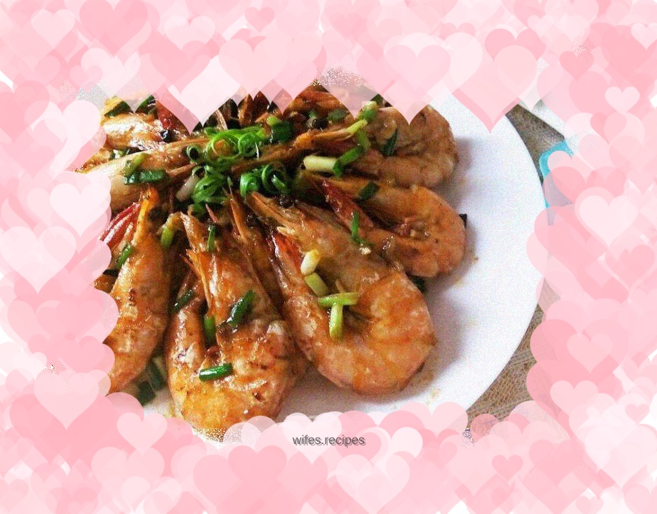 Prawns in Oyster Sauce