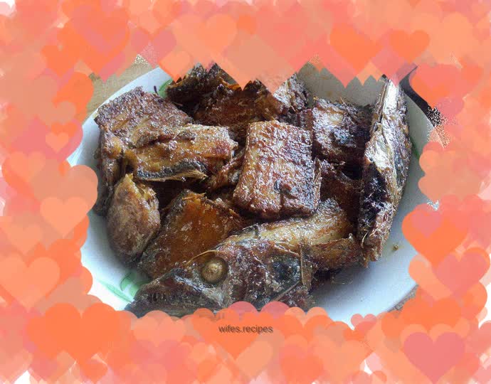 Pan-fried saury