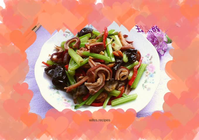 Stir-fried tripe