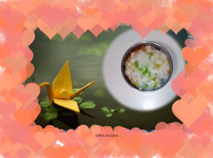 Preserved egg and lean meat porridge