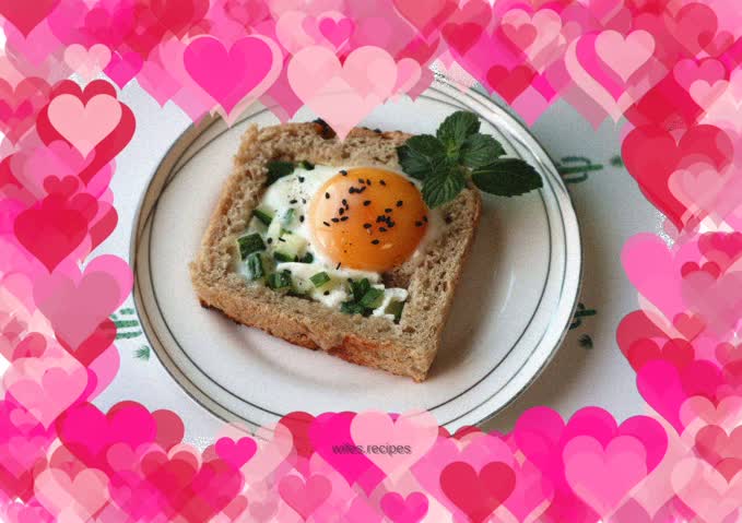 Fried toast and eggs