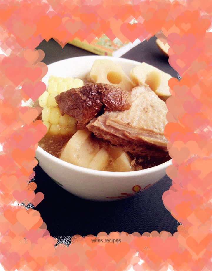 Duck Legs and Lotus Roots in Pot