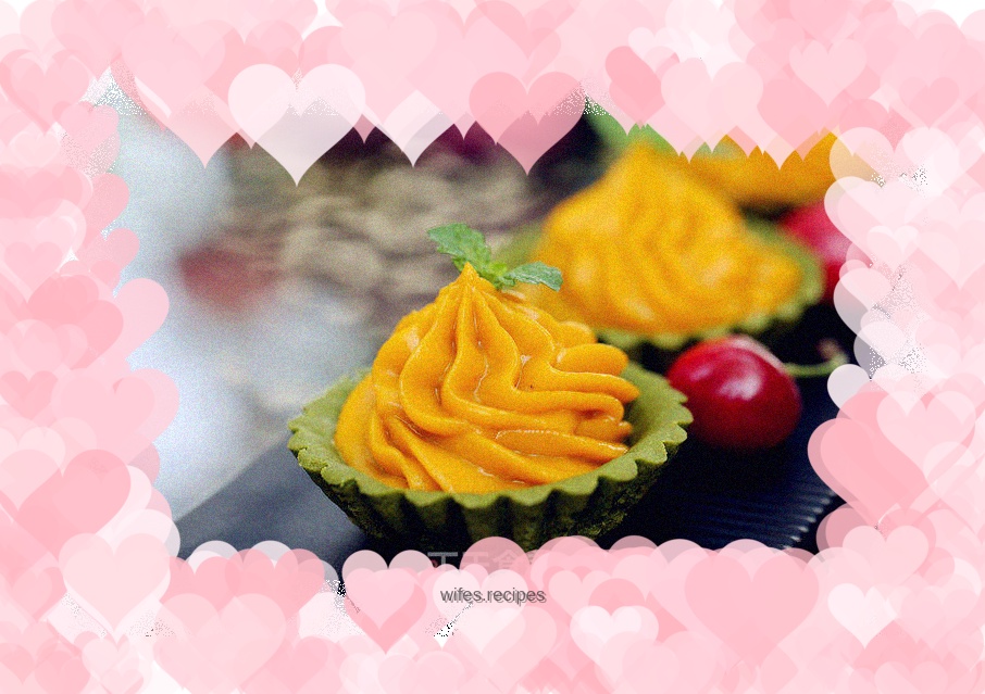 Matcha Pumpkin Tart