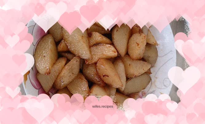 Carved yam