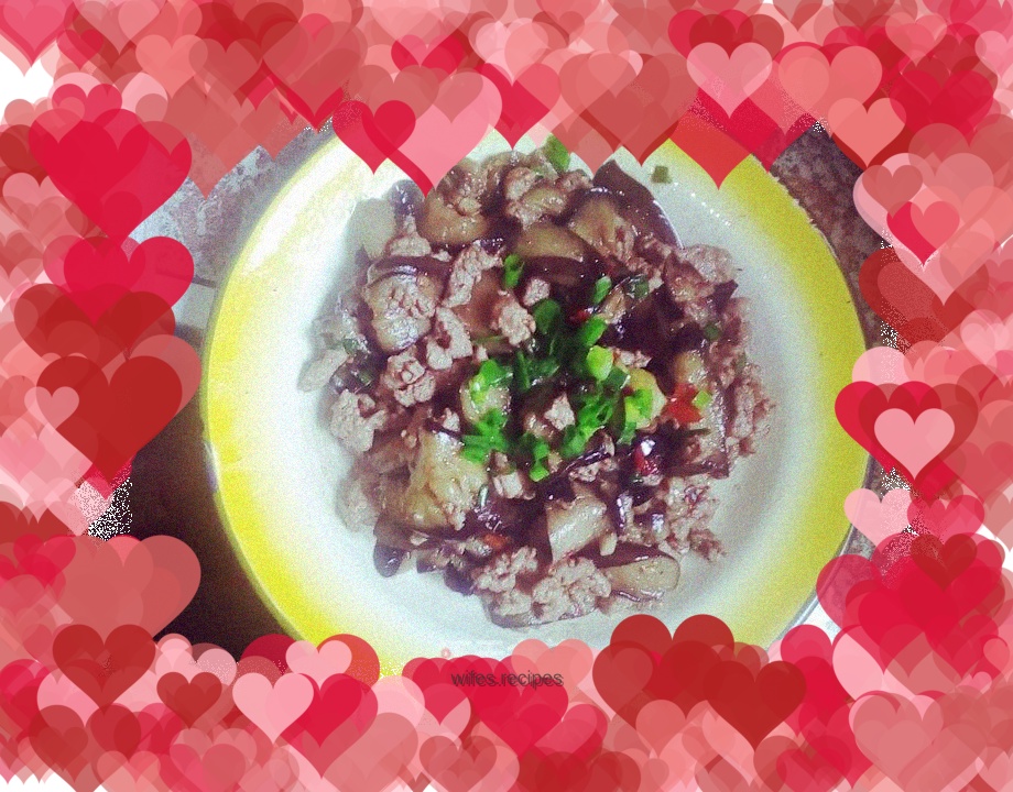 Eggplant with minced meat