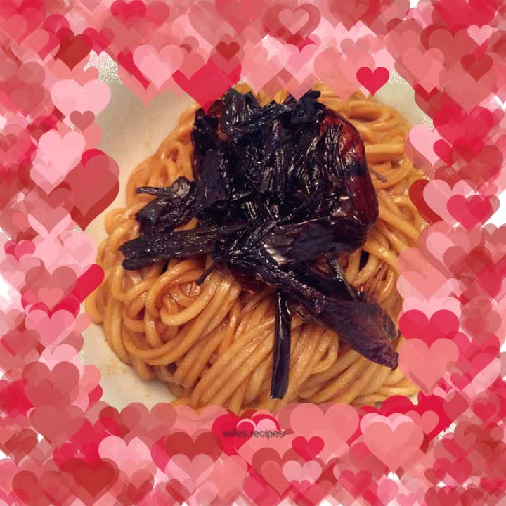 Scallion oil noodles