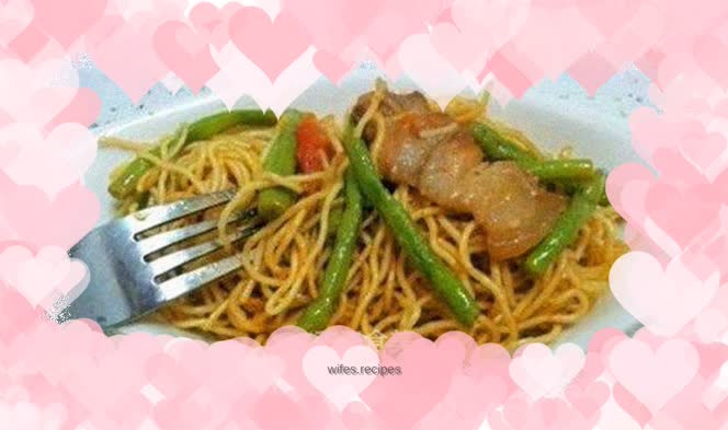 Braised noodles