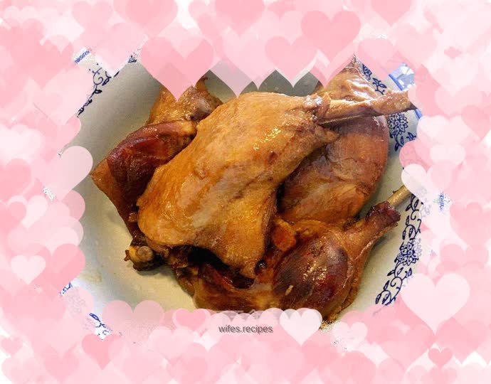 Braised duck legs in soy sauce