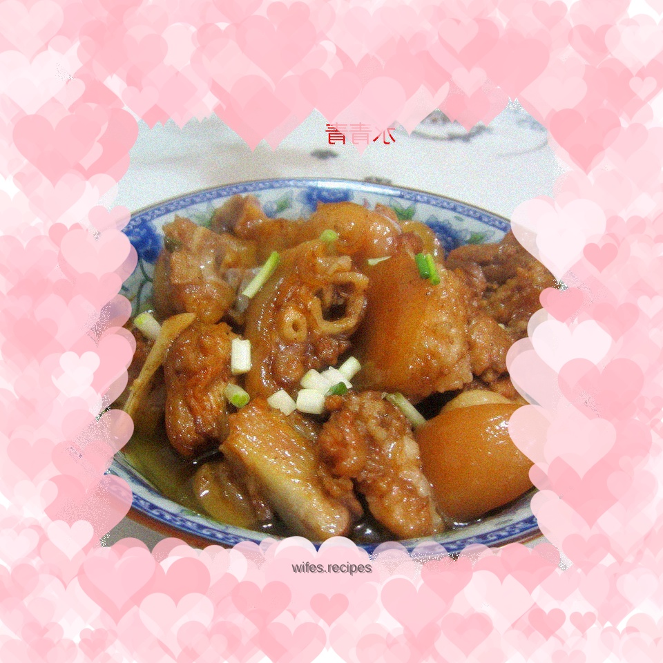 Steamed Tick Wine Pork Knuckles