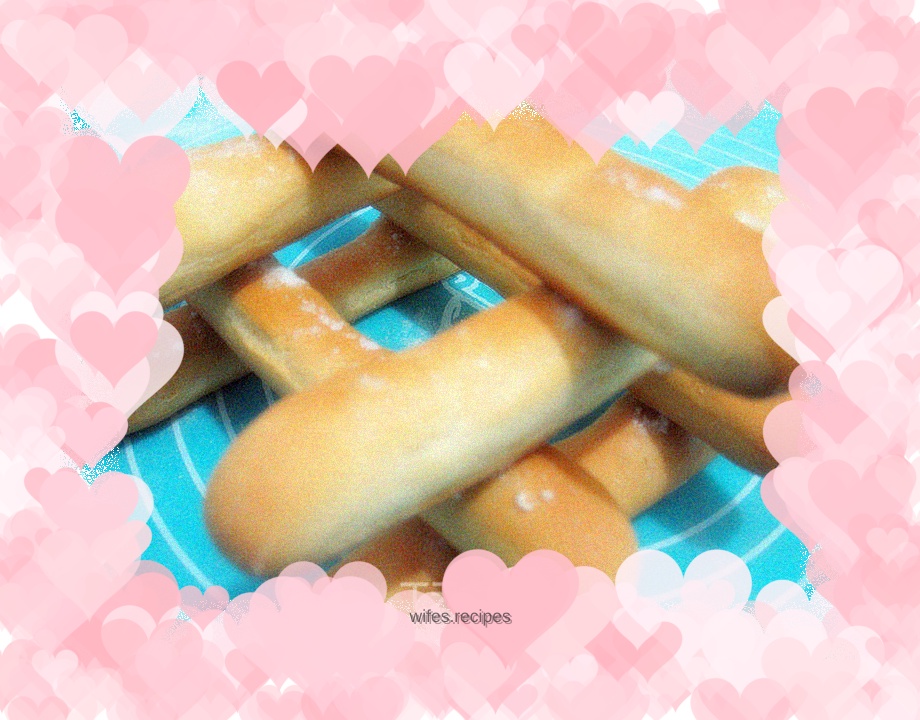 Frosted Custard Breadsticks