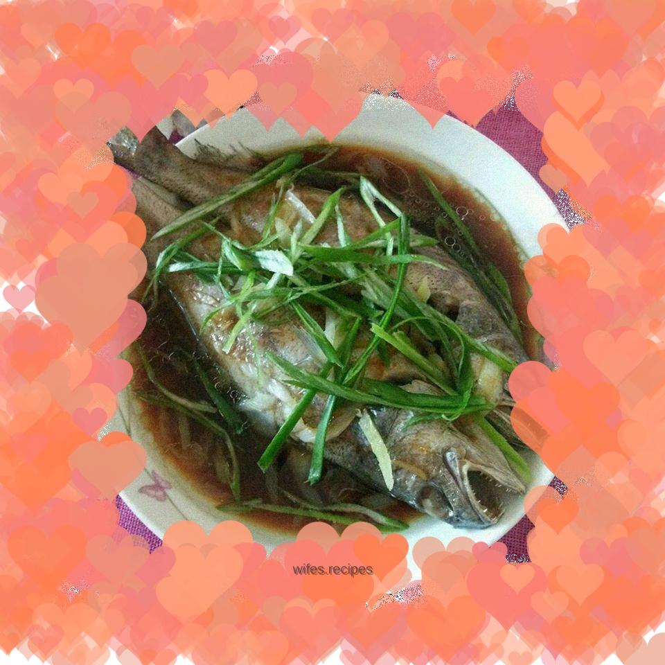 Steamed rice fish