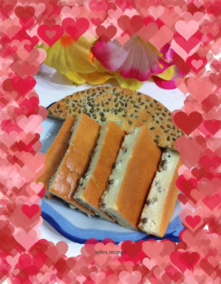 Mung bean yogurt chiffon cake