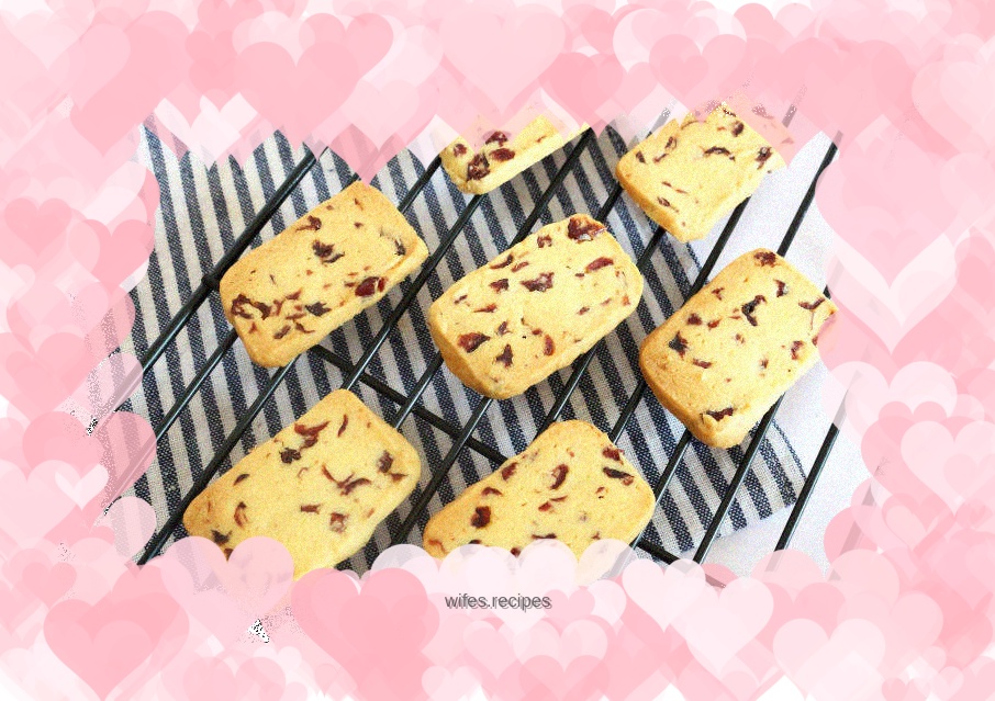 【Cranberry Cookies】Sour and sweet! Handmade!