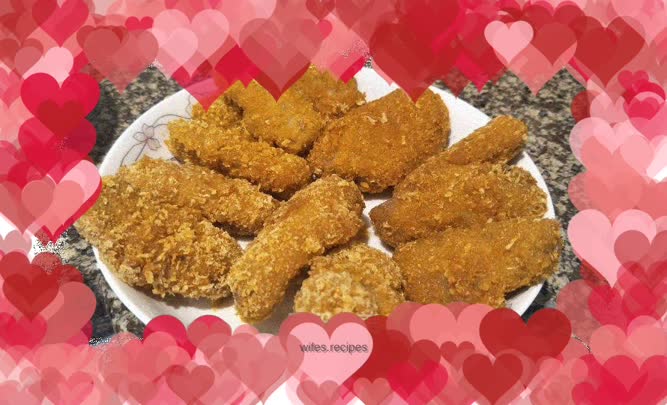 Crispy on the outside and tender on the inside--fried chicken wings