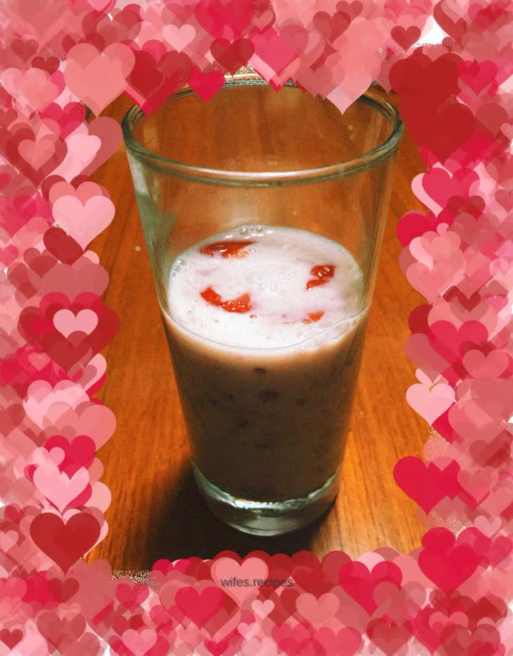 Strawberry milkshake