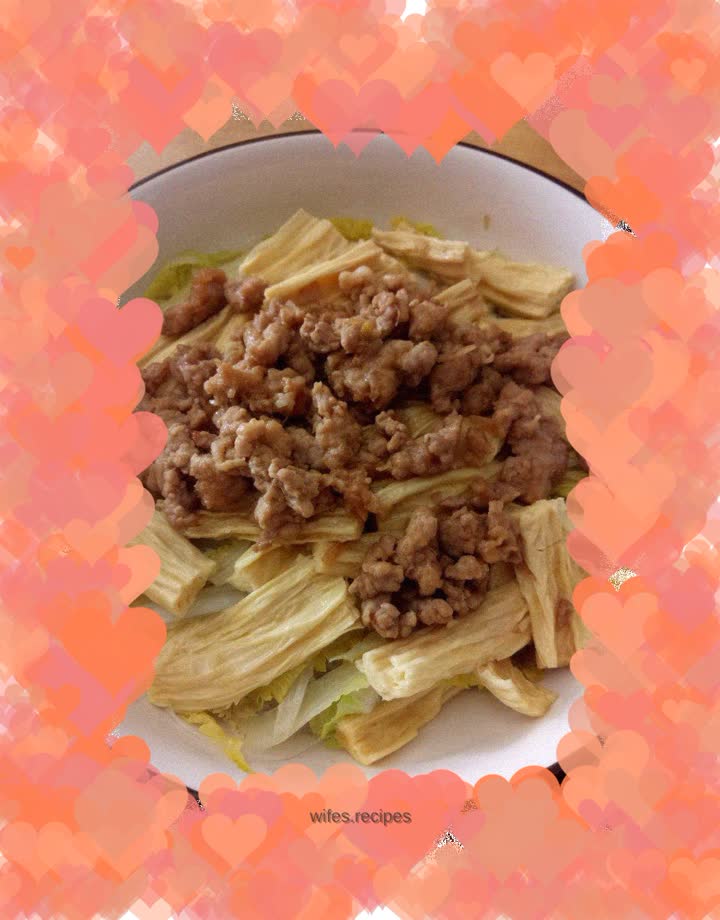 Steamed Bean Curd with Minced Pork