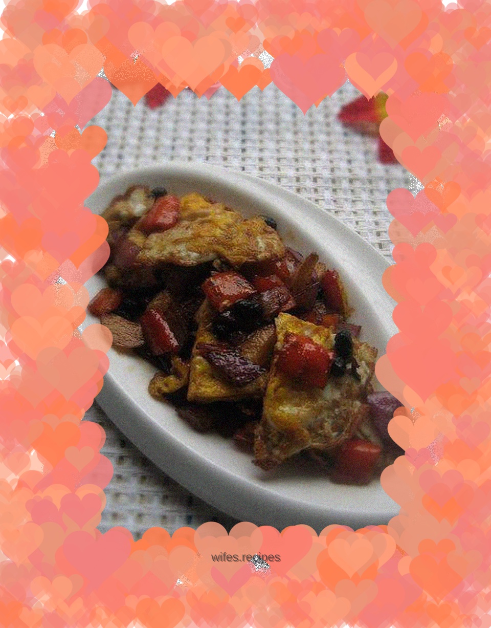 Small fried poached eggs