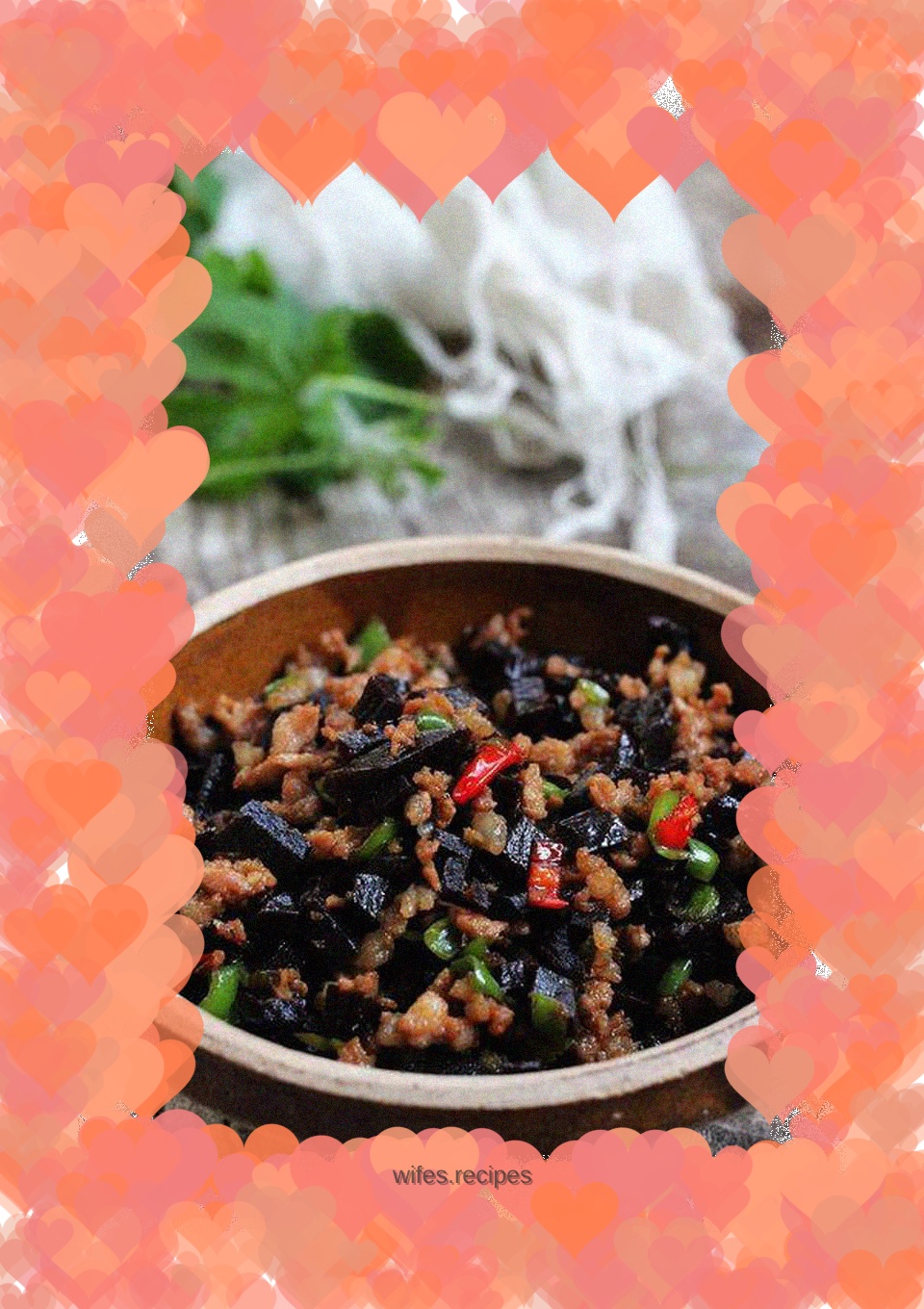 Salty and slightly spicy---black three-chop