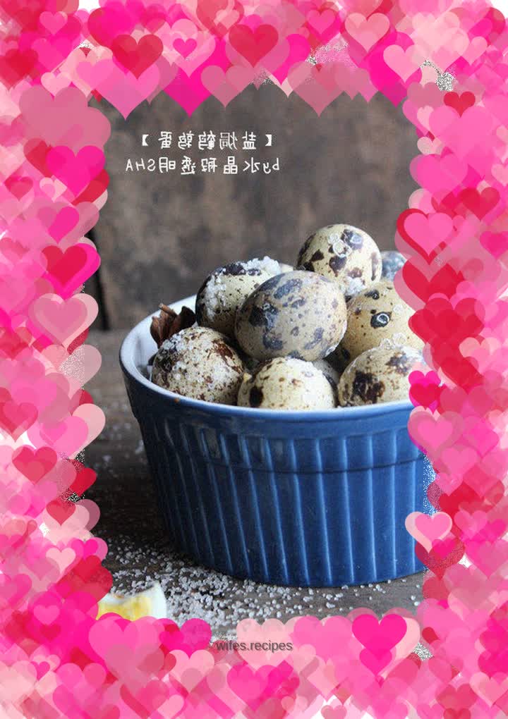 Salt-baked quail eggs