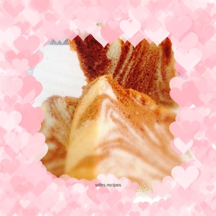 Patterned Chiffon Cake
