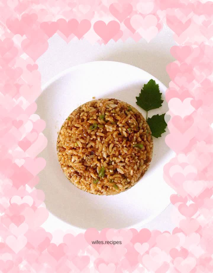 Fried Rice with Minced Pork and Beans