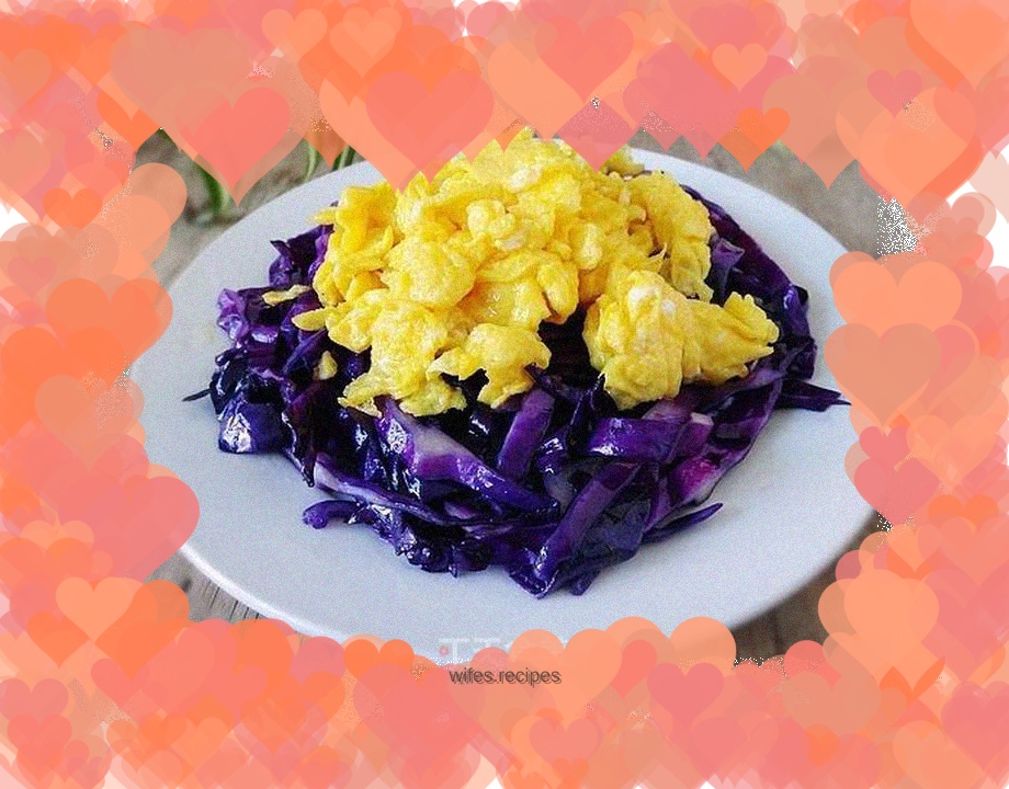 Purple Cabbage and Egg