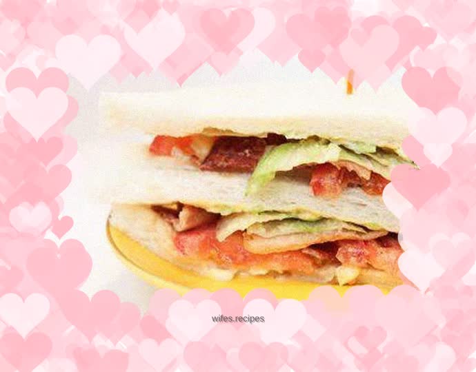 Egg Bacon Salad Sandwich