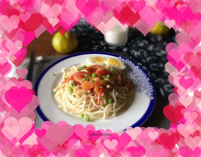 Tomato milk stewed noodles