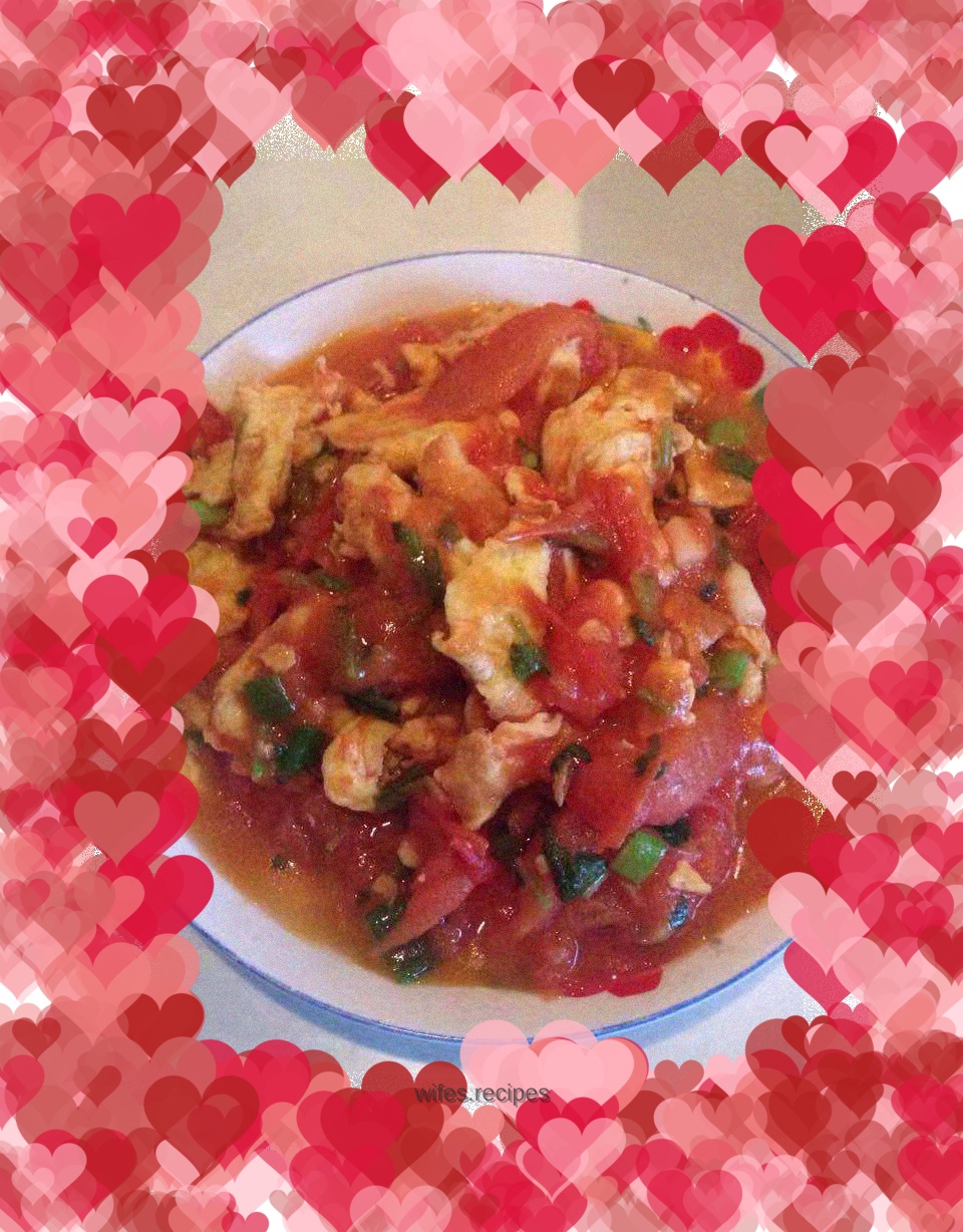 Tomato scrambled eggs