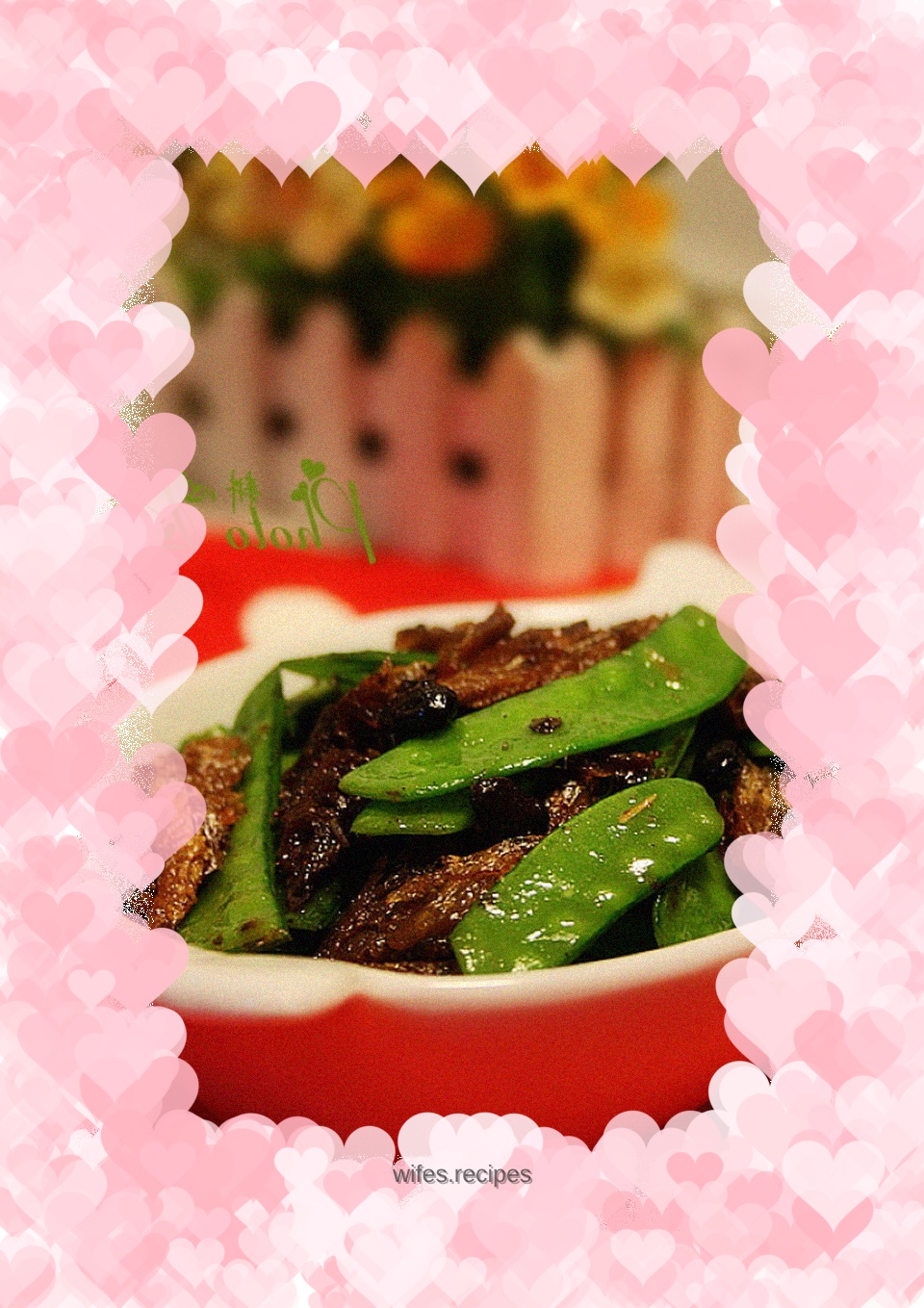 Sautéed Snow Peas with Black Bean Sauce