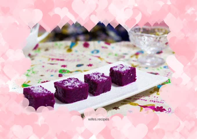 Fire Dragon Purple Sweet Potato Cake