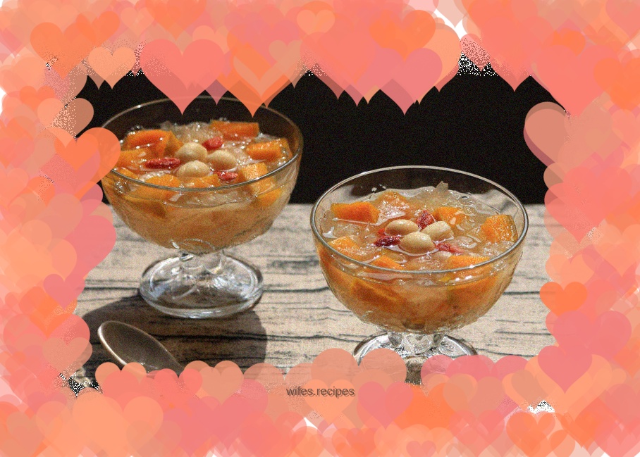 Pumpkin Lotus Seed Tremella Soup