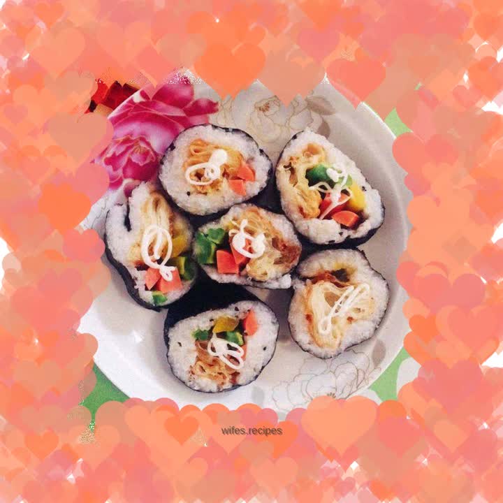 Bitter Melon Fritters Sushi