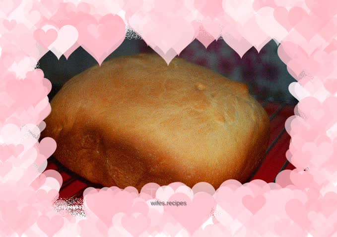 Bread machine Hokkaido toast