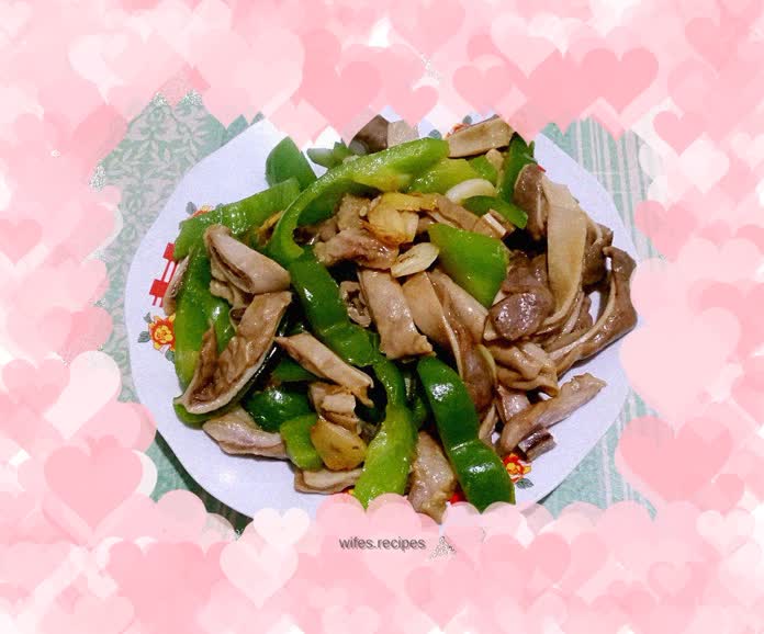 【Taizhou】Fried tripe slices with green pepper