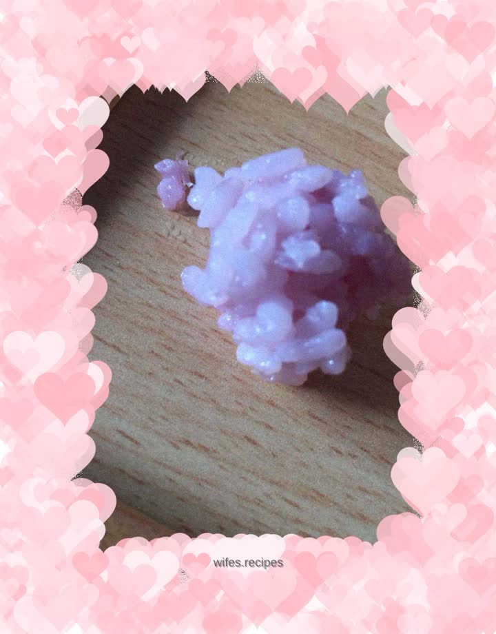 Purple sweet potato rice