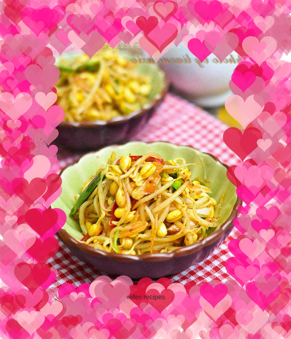 Spicy stir-fried soybean sprouts