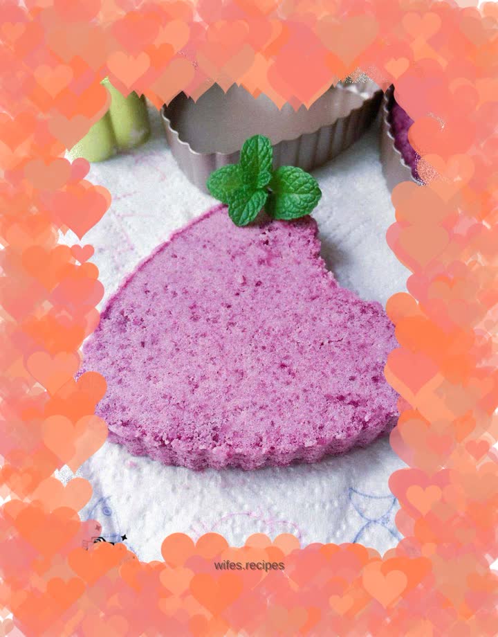 Purple Sweet Potato Pancake